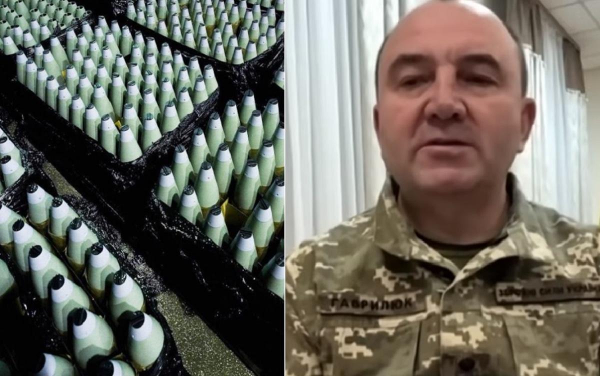 Гаврилюк каже, що співвідношення витрат артснарядів нині становить 1:7 на користь ворога / Колаж УНІАН, скріншоти Гаврилюк каже, що співвідношення витрат артснарядів нині становить 1:7 на користь ворога / Колаж УНІАН, скріншоти