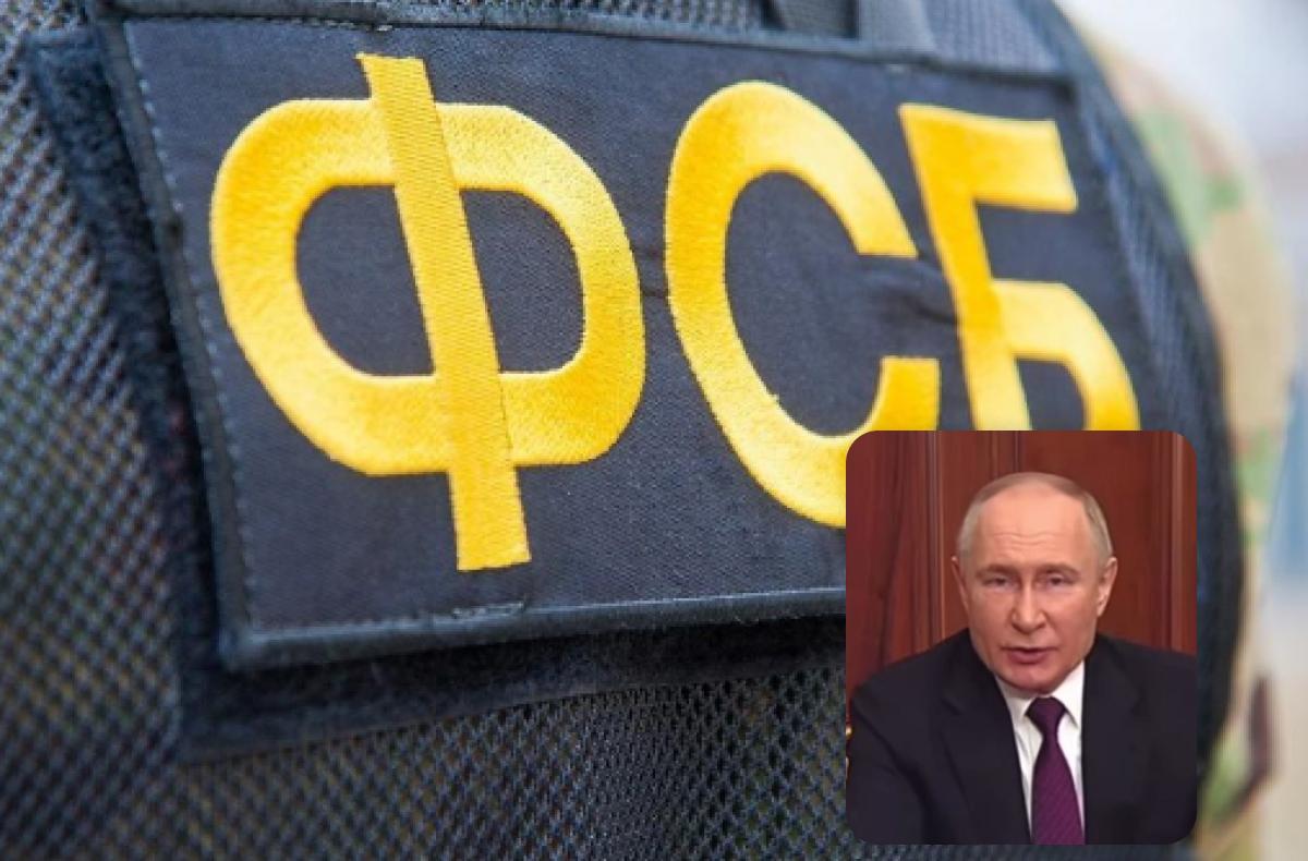 Владимир Путин получил от главного ФСБшника якобы важную информацию о теракте в "Крокусе" / коллаж УНИАН с фото kubnews.ru и скриншота Владимир Путин получил от главного ФСБшника якобы важную информацию о теракте в "Крокусе" / коллаж УНИАН с фото kubnews.ru и скриншота