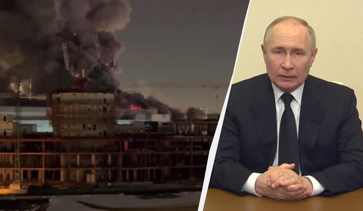 Россиян продолжают убеждать в том, что теракт якобы был нужен Украине / Коллаж УНИАН / Скриншоты