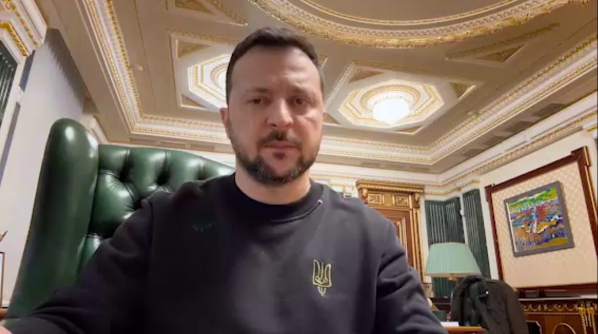 Президент рассказал о ликвидации последствий ракетной атаки на Харьков / скриншот Президент рассказал о ликвидации последствий ракетной атаки на Харьков / скриншот