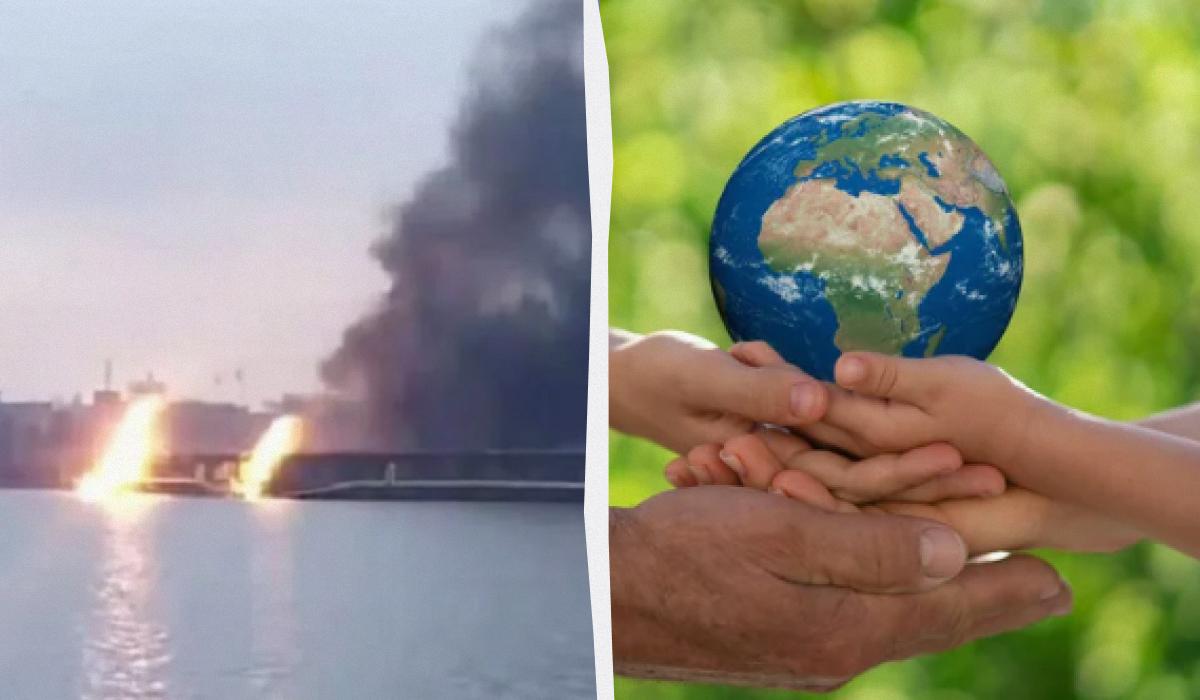 Министр окружающей среды заявил, в какую сумму Украине обошелся удар РФ по ДнепроГЭС / Коллаж УНИАН, фото скриншот, фото ua.depositphotos.com