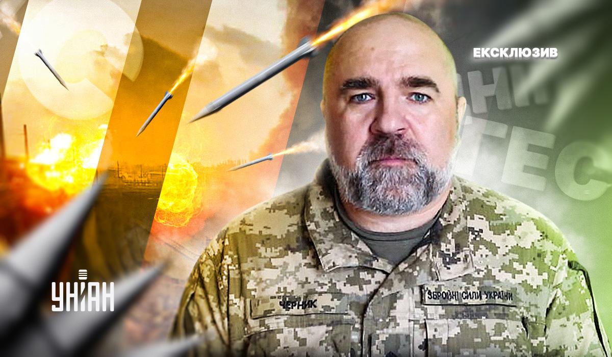 Петр Черник оценил тактику ракетных ударов России после событий с ДнепроГЭС / Коллаж УНИАН Петр Черник оценил тактику ракетных ударов России после событий с ДнепроГЭС / Коллаж УНИАН