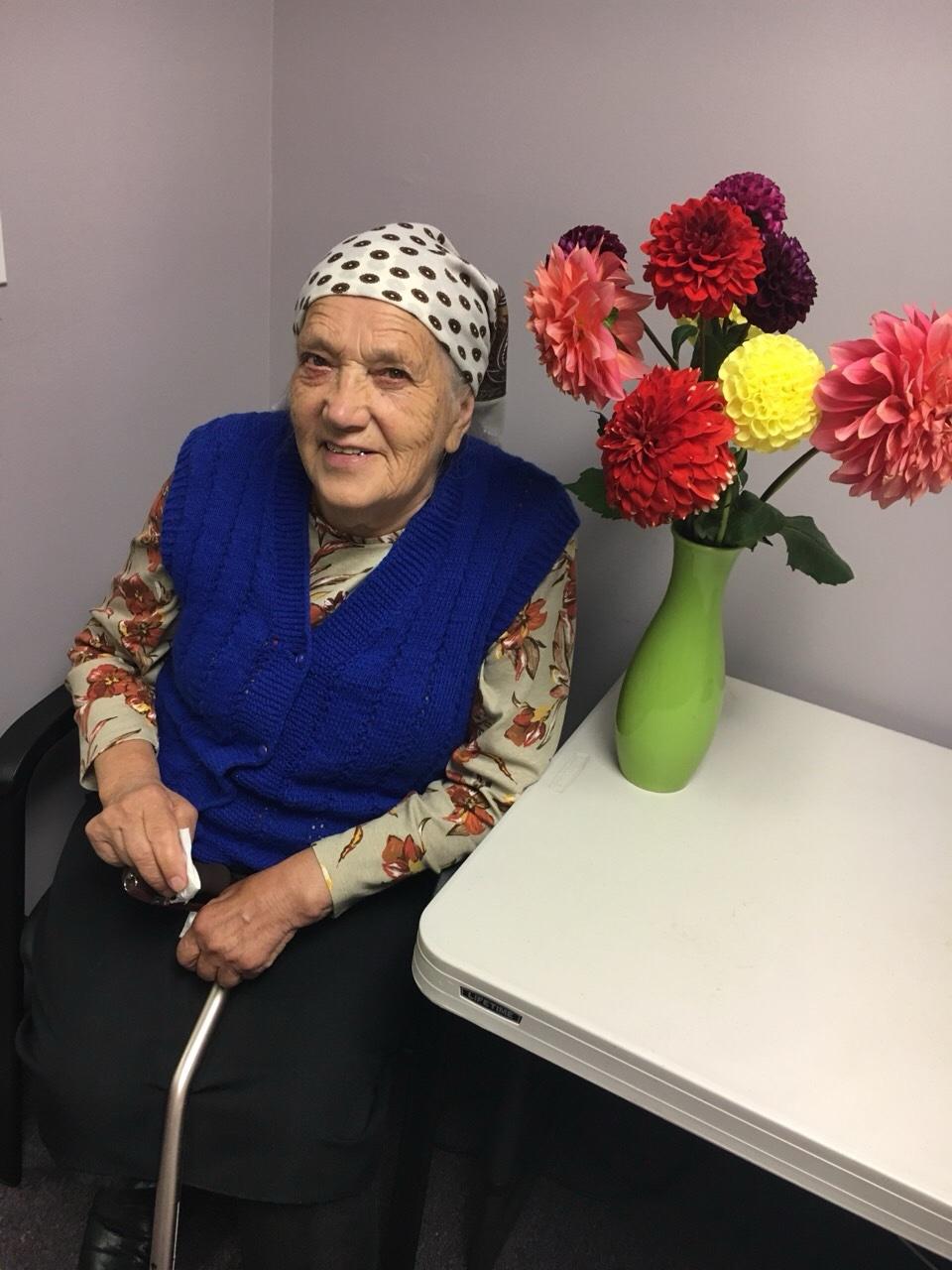 87-річна бабуся Ольга Савочка / фото з особистого архіву Тамари Зав'ялової
