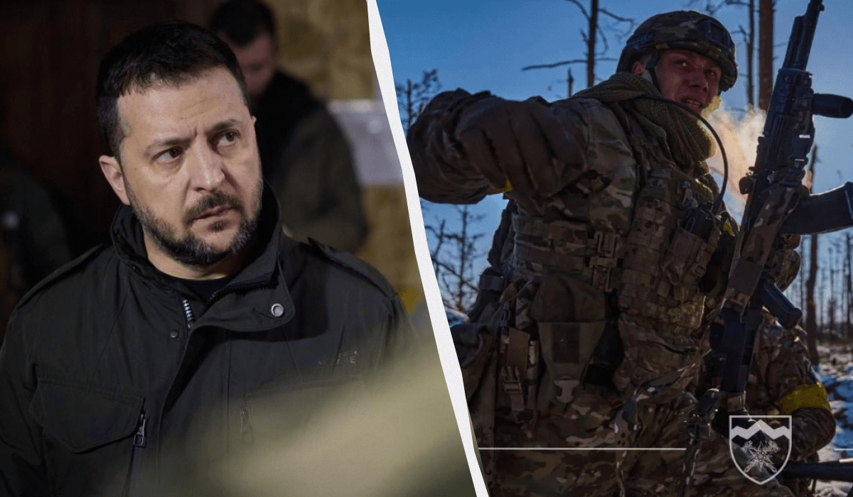 Зеленский сказал, что ВСУ пытаются найти какой-то способ не отступать / коллаж УНИАН, фото president.gov.ua, 10 окрема гірсько-штурмова бригада «Едельвейс» Зеленский сказал, что ВСУ пытаются найти какой-то способ не отступать / коллаж УНИАН, фото president.gov.ua, 10 окрема гірсько-штурмова бригада «Едельвейс»