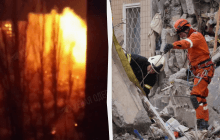 Удар по 9-поверхівці в Одесі: українець стирчав біля вікна, знявши страшний момент (відео)