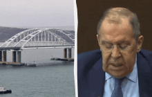 Лавров назвав "кричущим" запис про атаку на Кримський міст (відео)