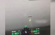 Украинские военные зафиксировали НЛО над зоной боевых действий (видео)