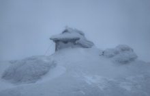 В Карпатах зимняя метель: намело полуметровые заносы (фото)