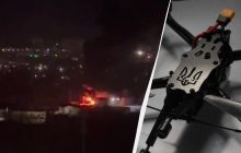 Три російські регіони атакували дрони: в Орлі палає нафтобаза (фото, відео)