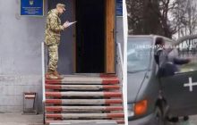 "Моя дитина на передовій два роки, п*дло": стало відомо про напад жінок на авто ТЦК (відео)