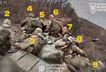 Під Авдіївкою дрон ефектно задвохсотив 11 окупантів (відео)