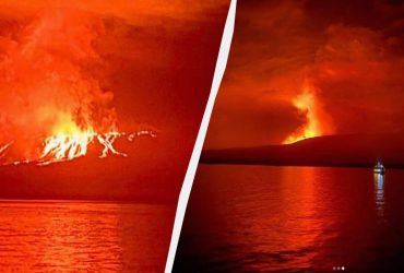 На Галапагоських островах почав вивергатися великий вулкан (фото)