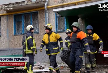 Один человек пропал без вести. В Сумах третьи сутки разбирают завалы после попадания