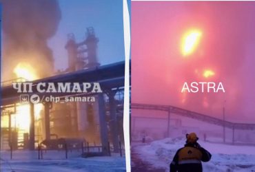 У Росії горять НПЗ: безпілотники атакували два заводи в Самарській області (відео)