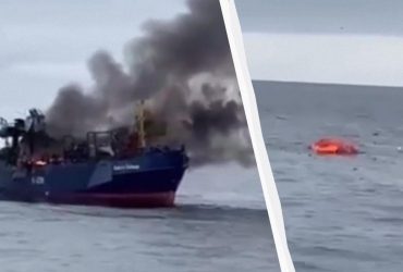 Росіяни вдарили ракетою по власному кораблю в Балтійському морі, - ЗМІ (відео)