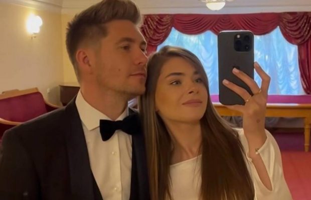 "Було неочікувано": нова дружина Остапчука розповіла про реакцію батьків на їхнє весілля