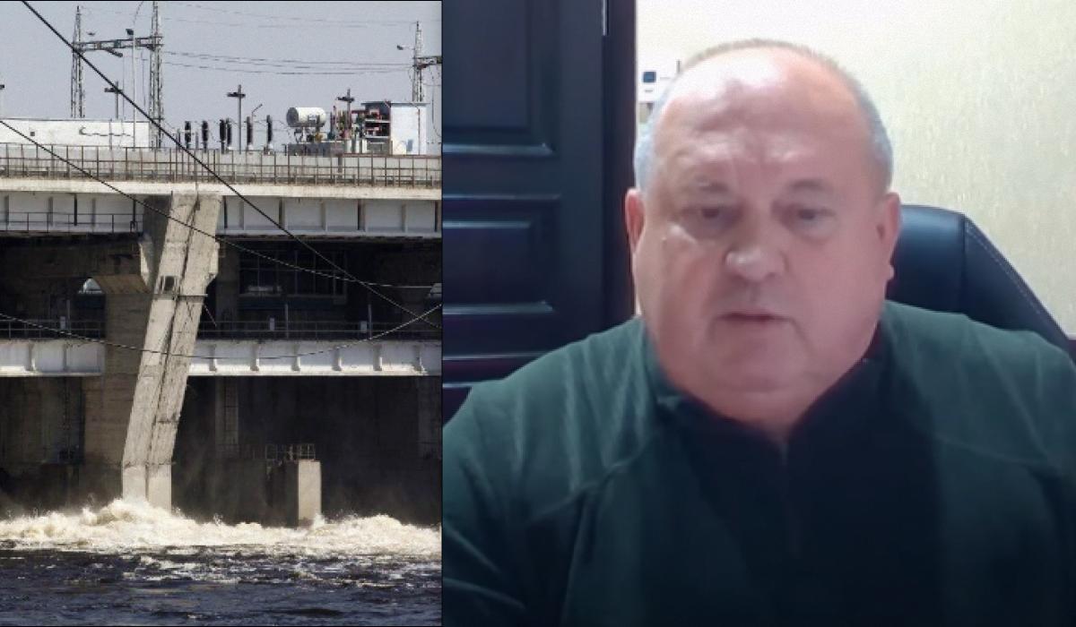 Сергій Попко розповів, чим Росія може пошкодити дамбу Київської гідроелектростанції / колаж з фото УНІАН та скріншоту Сергій Попко розповів, чим Росія може пошкодити дамбу Київської гідроелектростанції / колаж з фото УНІАН та скріншоту