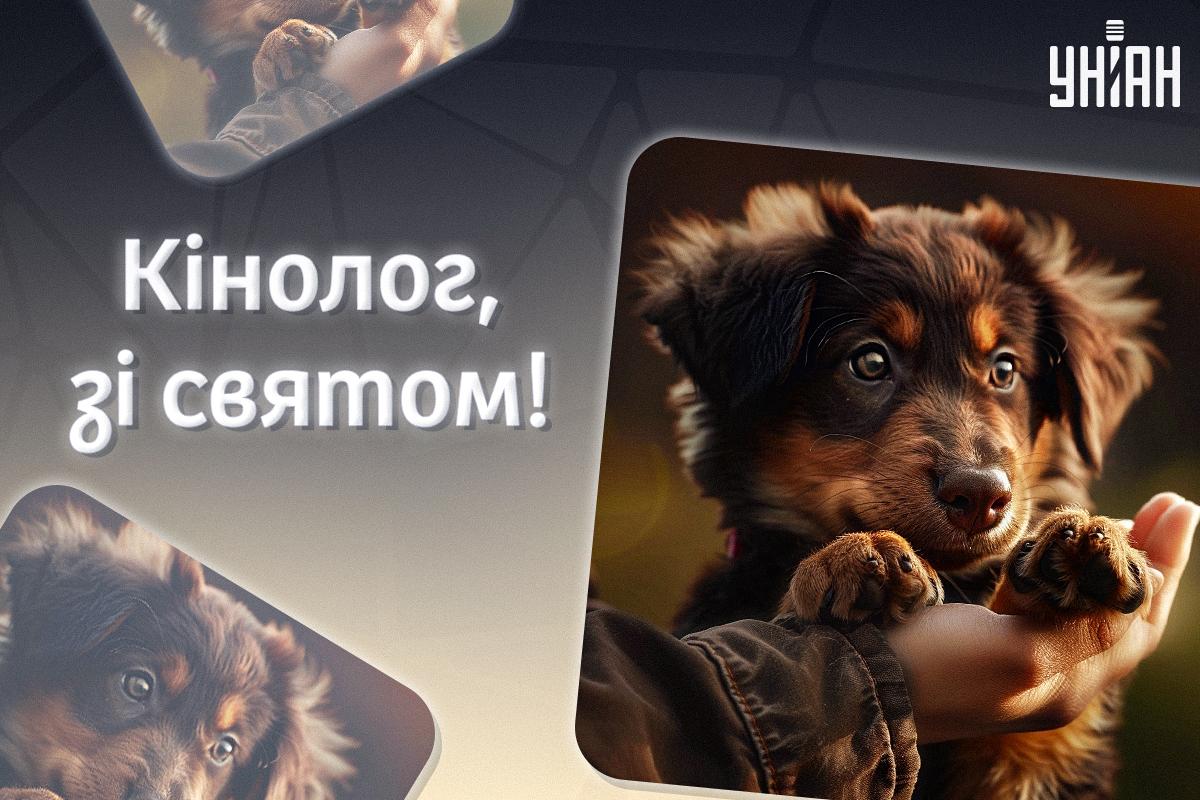 Листівка День кінолога / УНІАН Листівка День кінолога / УНІАН