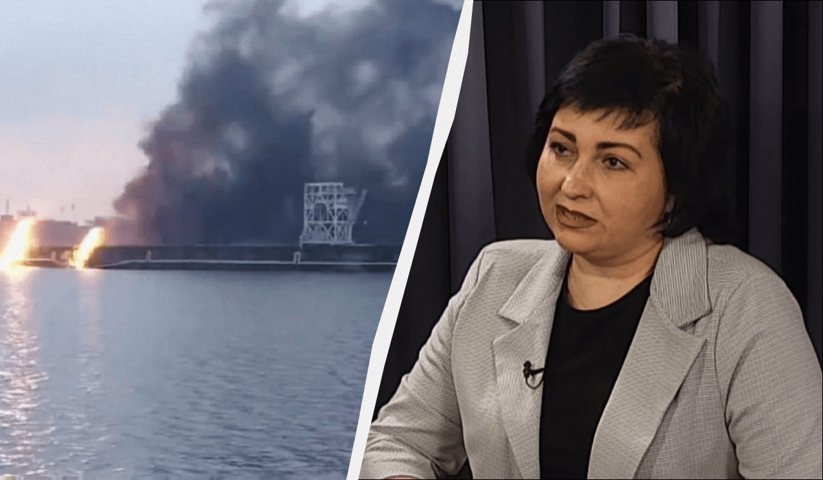 Алина Загриценко оценила риск разрушения плотины ДнепроГЭС / коллаж УНИАН, кадры из видео Алина Загриценко оценила риск разрушения плотины ДнепроГЭС / коллаж УНИАН, кадры из видео