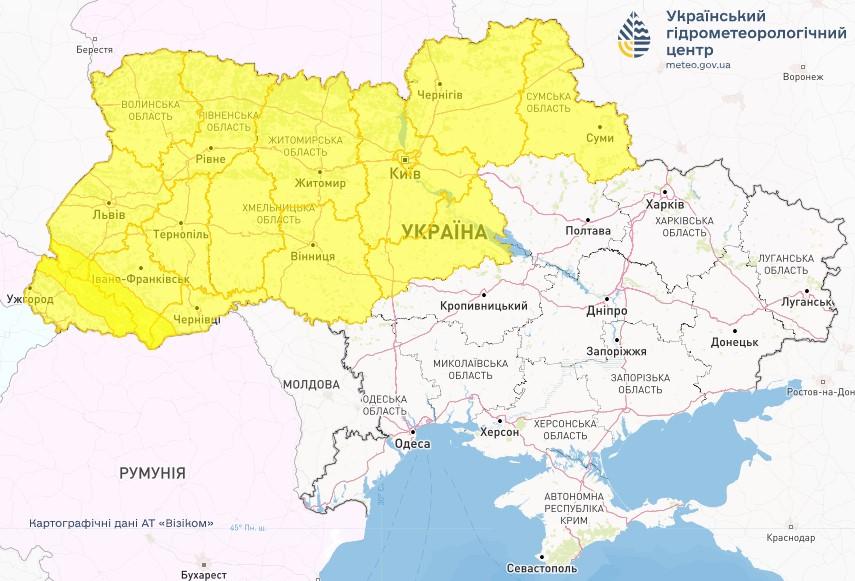3 апреля часть Украины охватит сильный ветер / фото Укргидрометцентр 3 апреля часть Украины охватит сильный ветер / фото Укргидрометцентр