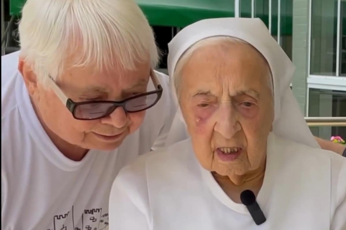 115-летняя монахиня рассказала о молитве, от которой никогда не отказывалась / фото скриншот