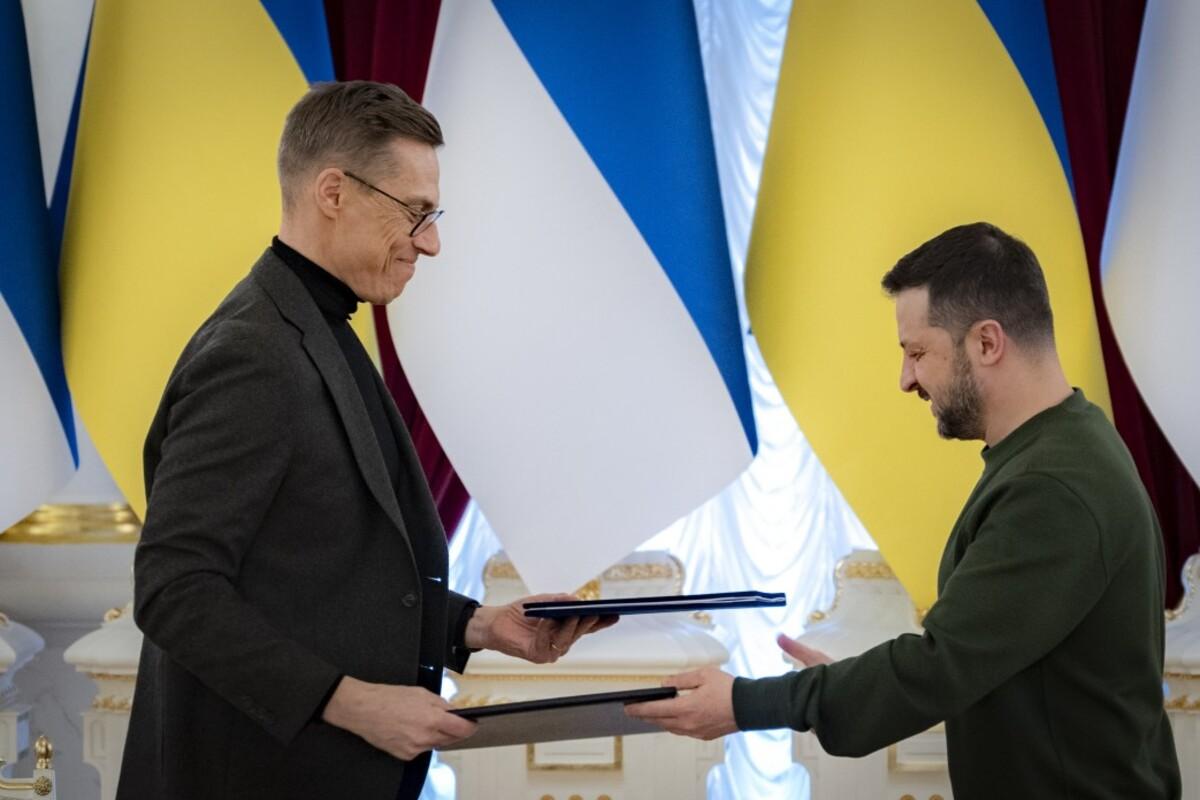 Президенты Украины и Финляндии подписали соглашение по безопасности сегодня, 3 апреля / фото Офіс Президента