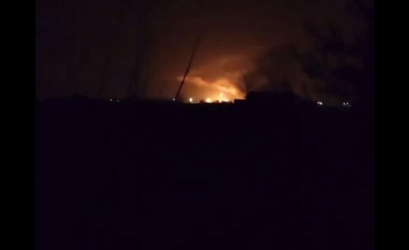 В Ростовской области прогремели взрывы / скриншот В Ростовской области прогремели взрывы / скриншот