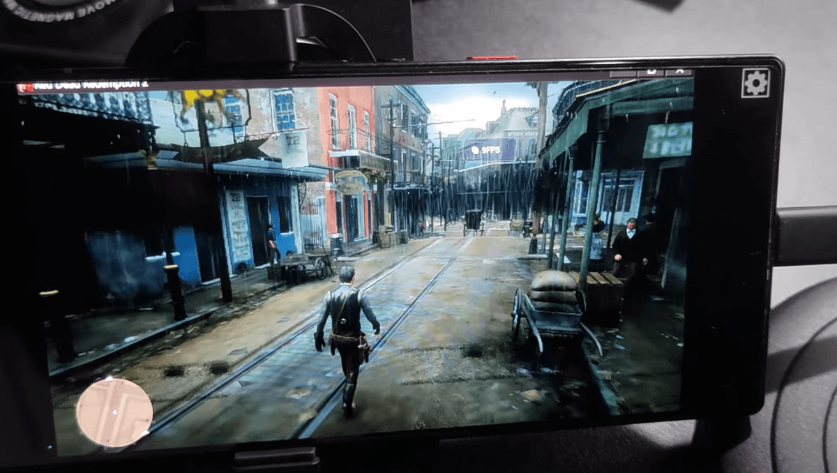 Red Dead Redemption 2 запустили на флагманском Android-смартфоне / Скриншот с видео