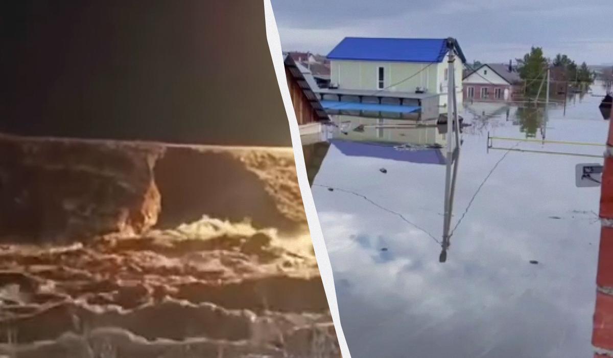 В затопленому російському Орську орудують мародери / колаж УНІАН, скріншоти