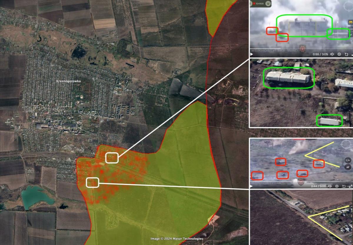 Россияне могли зайти в Красногоровку / t.me/BILD_Russian Россияне могли зайти в Красногоровку / t.me/BILD_Russian