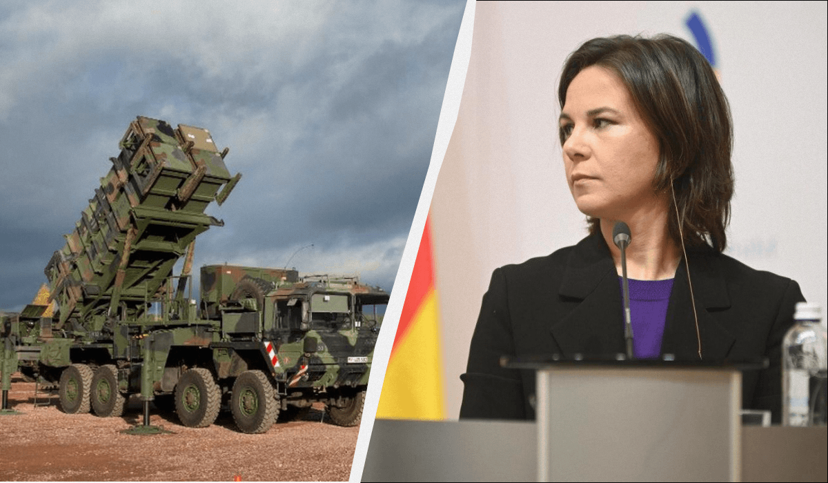 Анналена Бербок пояснила ситуацію з "Петріотами" в Німеччині / колаж УНІАН, фото УНІАН, twitter.com/oleksiireznikov Анналена Бербок пояснила ситуацію з "Петріотами" в Німеччині / колаж УНІАН, фото УНІАН, twitter.com/oleksiireznikov