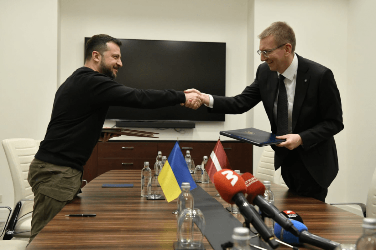 Зеленский находится в Литве / фото twitter/Edgars Rinkēvičs Зеленский находится в Литве / фото twitter/Edgars Rinkēvičs