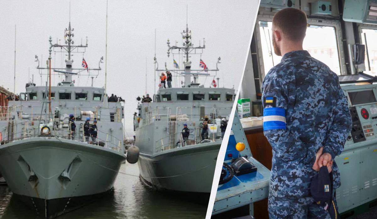 Великобритания продолжает поддерживать Украину / Коллаж УНИАН / фото Royal Navy/SWNS Великобритания продолжает поддерживать Украину / Коллаж УНИАН / фото Royal Navy/SWNS