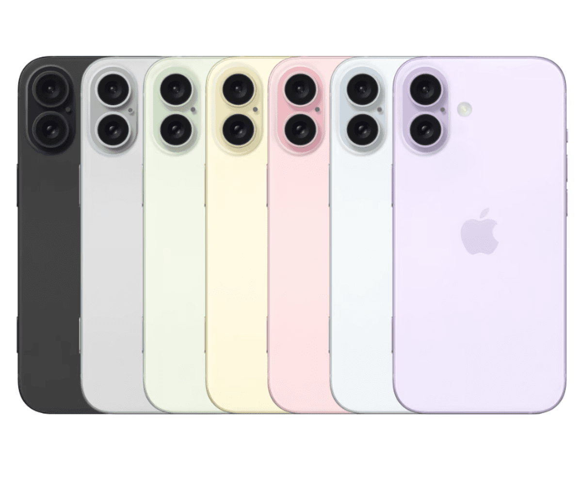 iPhone 16 предложит выбор из семи цветов / рендер Gizmochina iPhone 16 предложит выбор из семи цветов / рендер Gizmochina