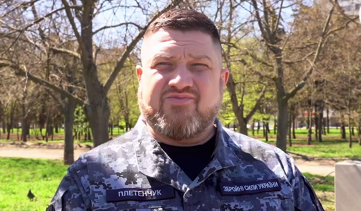 Дмитрий Плетенчук стал новым спикером Сил обороны Юга / скриншот из видео Дмитрий Плетенчук стал новым спикером Сил обороны Юга / скриншот из видео