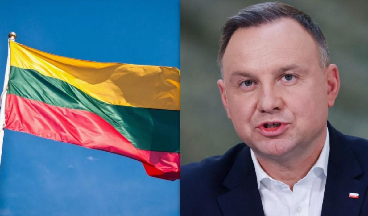 Анджей Дуда каже, що польські військові встали б на захист Литви від Росії / Колаж УНІАН, фото ua.depositphotos.com, фото Reuters Анджей Дуда каже, що польські військові встали б на захист Литви від Росії / Колаж УНІАН, фото ua.depositphotos.com, фото Reuters