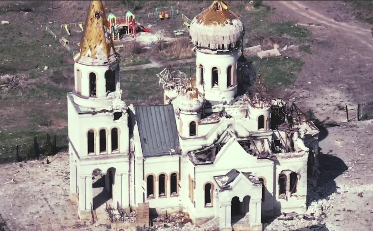 Військові показали випалений Часів Яр / фото скріншот Військові показали випалений Часів Яр / фото скріншот