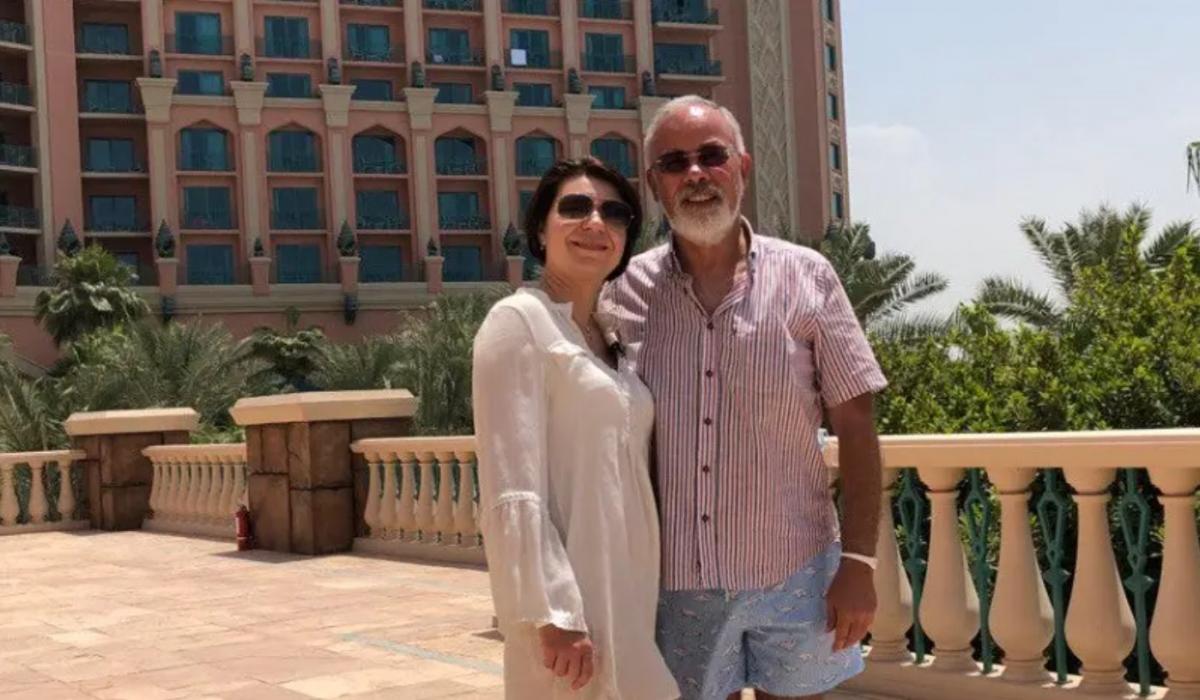 Ольга Кравченко та Дмитро Табачник на відпустці в ОАЕ / фото із соцмереж