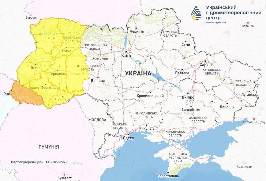 19 апреля на западе Украины будут заморозки / фото Укргидрометцентр 19 апреля на западе Украины будут заморозки / фото Укргидрометцентр