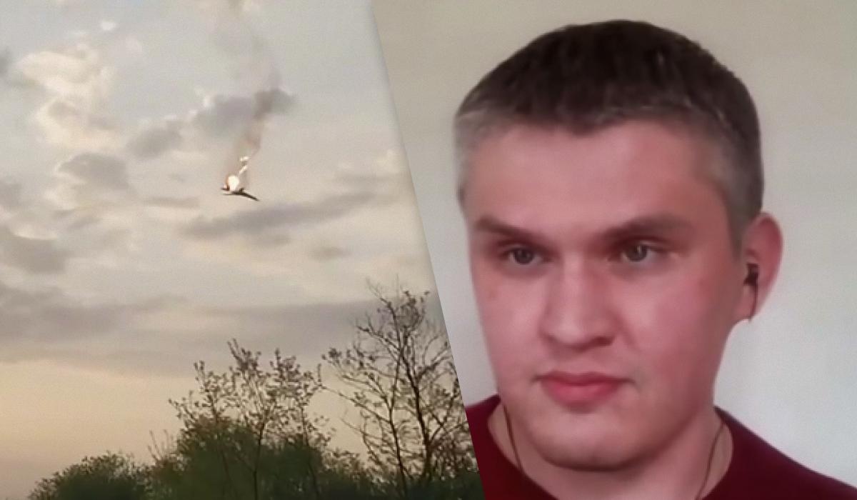 Иван Киричевский рассказал, чем мог быть уничтожен вражеский бомбардировщик / коллаж УНИАН со скриншотов Иван Киричевский рассказал, чем мог быть уничтожен вражеский бомбардировщик / коллаж УНИАН со скриншотов