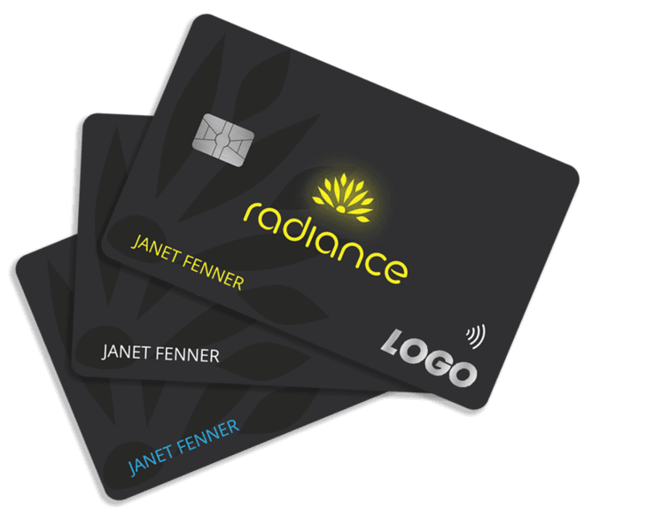 Образцы карт Radiance Card / фото Sentry Enterprises