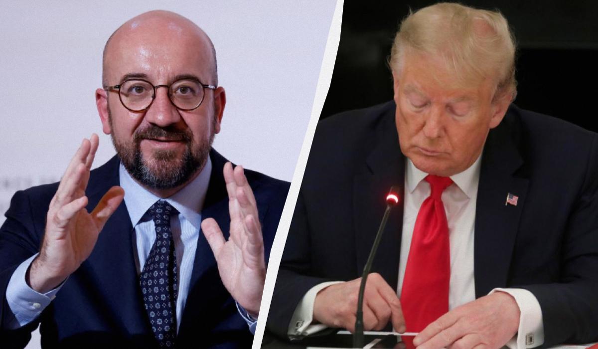 Мишель ответил на выпад Трампа / Коллаж УНИАН / фото Reuters Мишель ответил на выпад Трампа / Коллаж УНИАН / фото Reuters