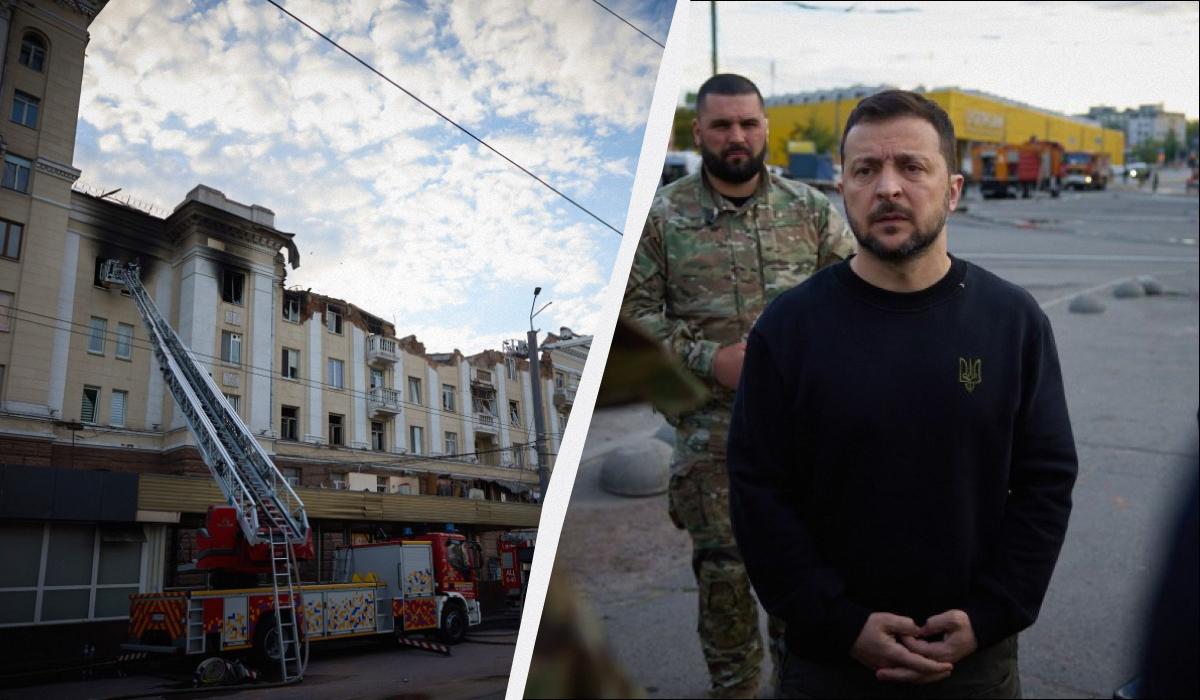 Зеленський відвідав Дніпропетровщину / колаж УНІАН, фото president.gov.ua Зеленський відвідав Дніпропетровщину / колаж УНІАН, фото president.gov.ua