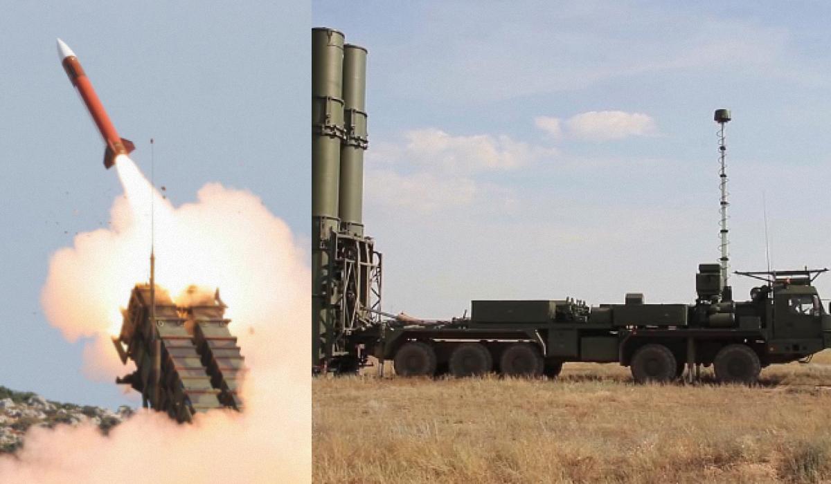 Росіяни в С-500 намагаються скопіювати механізм знищення цілей Patriot / колаж УНІАН, фото Getty Images, Міноборони РФ Росіяни в С-500 намагаються скопіювати механізм знищення цілей Patriot / колаж УНІАН, фото Getty Images, Міноборони РФ
