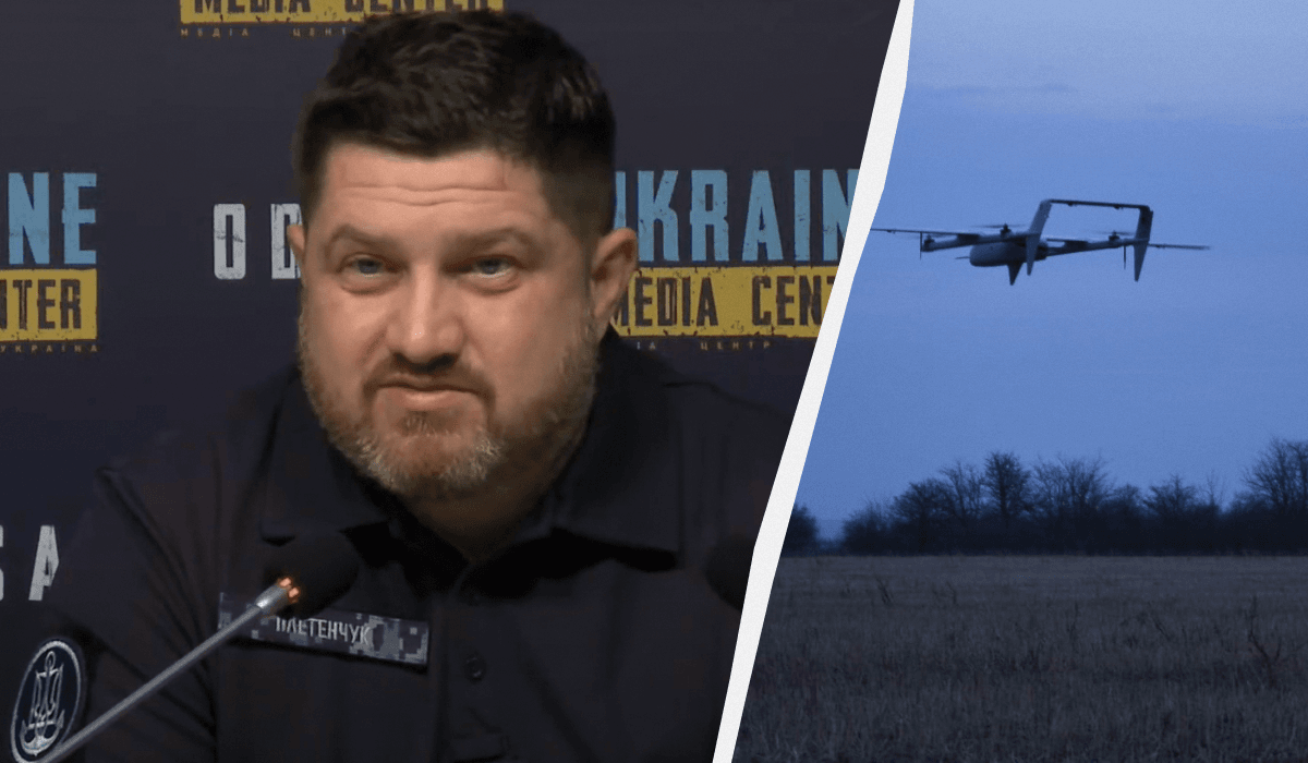 Речник Сил оборони півдня України Дмитро Плетенчук наголосив, що армія РФ постійно вишукує об’єкти для нанесення ударів / колаж УНІАН, скриншот, фото Генштаб ЗСУ Речник Сил оборони півдня України Дмитро Плетенчук наголосив, що армія РФ постійно вишукує об’єкти для нанесення ударів / колаж УНІАН, скриншот, фото Генштаб ЗСУ
