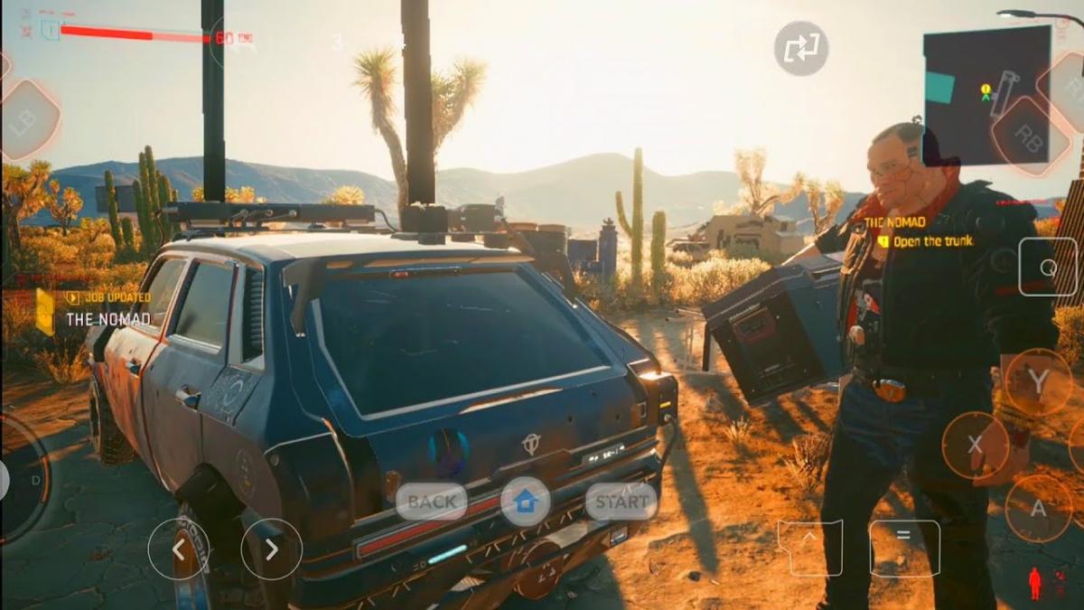 Cyberpunk 2077 запустили на смартфоне 2022 года и высокими настройками / Скриншот с видео Cyberpunk 2077 запустили на смартфоне 2022 года и высокими настройками / Скриншот с видео