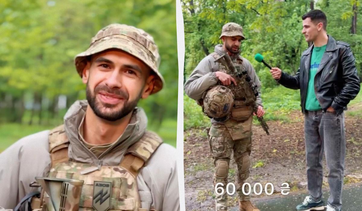 Військовий розповів, скільки коштує його спорядження / колаж УНІАН, скріншоти з відео Військовий розповів, скільки коштує його спорядження / колаж УНІАН, скріншоти з відео