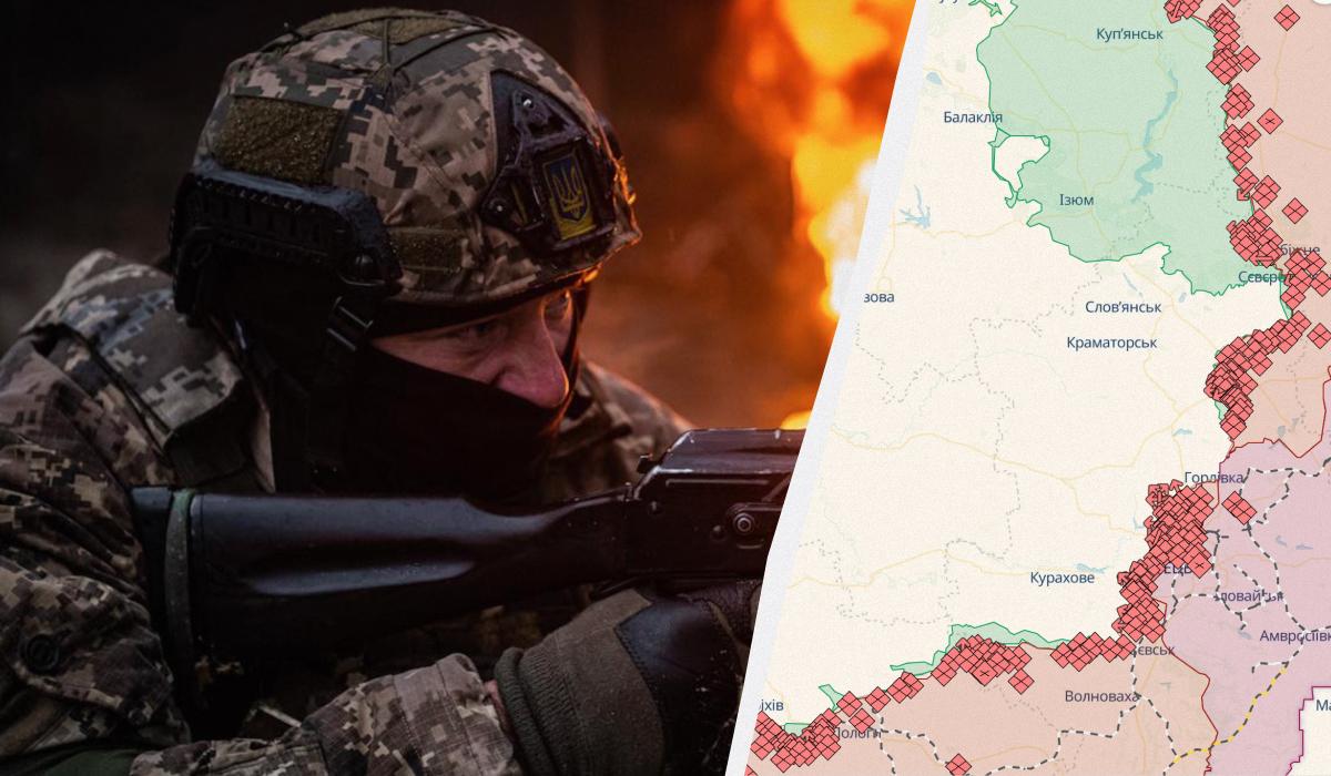 Російські окупанти просунулися на сході / колаж УНІАН, фото facebook.com/JointForcesCommandAFU, DeepState Російські окупанти просунулися на сході / колаж УНІАН, фото facebook.com/JointForcesCommandAFU, DeepState