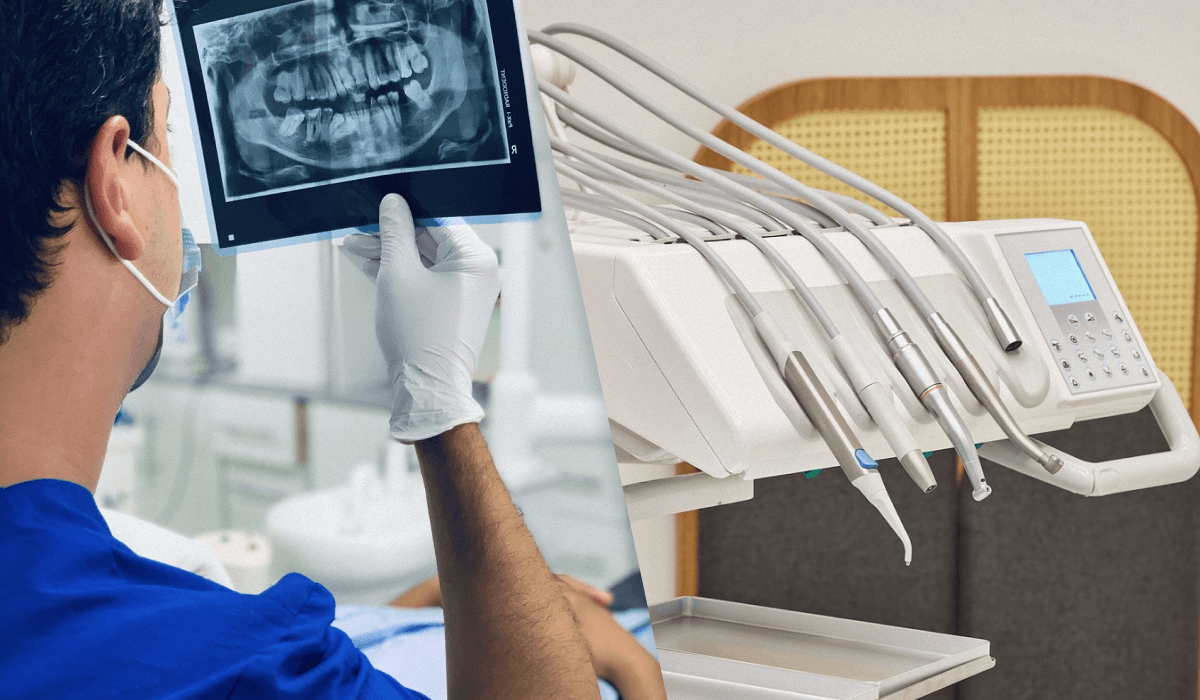 Мужчина планирует подать в суд на стоматолога, ведь он не вернул ему деньги за такой визит / коллаж УНИАН, фото pixabay