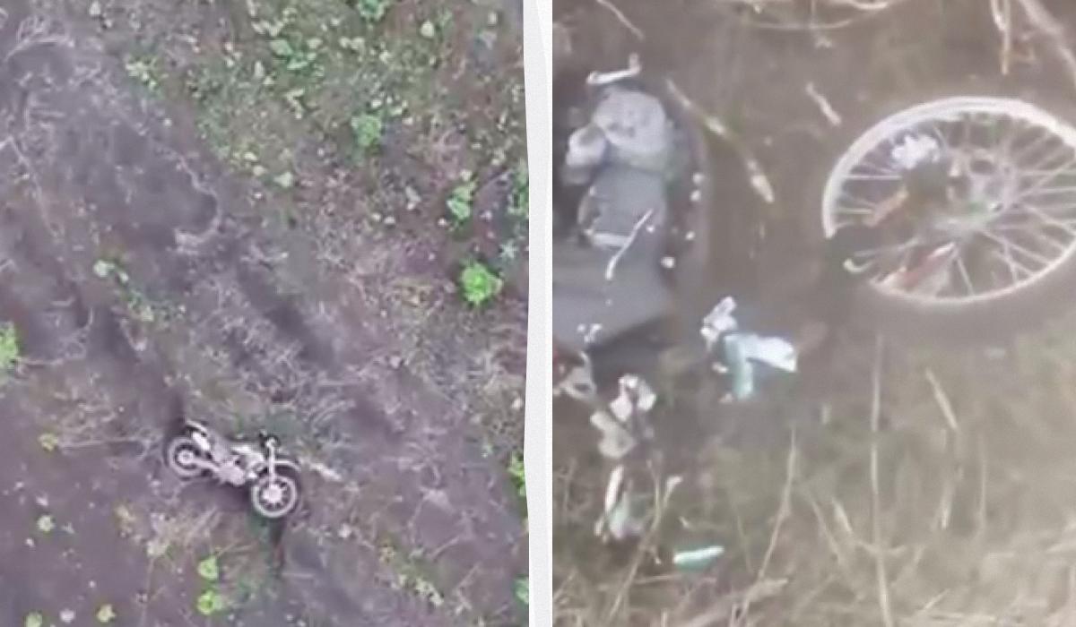 Росіяни на мотоциклах практично не захищені від атак ЗСУ / Колаж УНІАН, фото скріншот Росіяни на мотоциклах практично не захищені від атак ЗСУ / Колаж УНІАН, фото скріншот